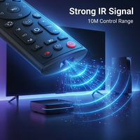 Control remoto IR universal para HDTV y decodificador STB, reemplazo de controlador, diseño delgado de 195,5 mm, ligero, 89,8 g