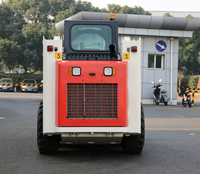 Minipala Compatta CDM312 con Benna da 0,5m3, Piccola Pala Gommata per Lavori Edili, Agricoli e di Giardinaggio