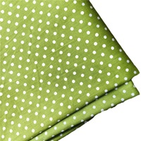 Pur coton tissu vague eau Jade point sergé imprimé tissu literie vêtements en gros coton tissu