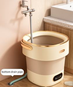 13L Mini-Waschmaschine mit großer Kapazität Zusammen klappbare zusammen klappbare tragbare Waschmaschine Neues verbessertes 3 intelligentes Reinigungs modell - Product Image 4