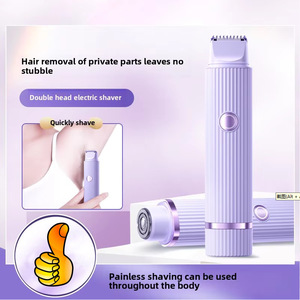 เครื่องโกนขนไร้สายแบบชาร์จได้สำหรับผู้หญิง เครื่องตัดแต่งขนอเนกประสงค์ พกพาสะดวก โกนขนอย่างอ่อนโยนสำหรับใบหน้า ขา <span class=keywords><strong>รักแร้</strong></span> บิกินี่ - Product Image 3