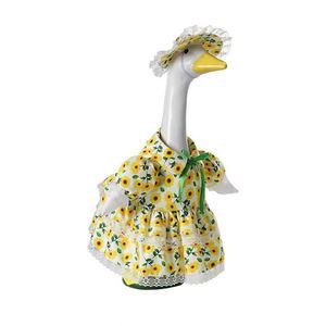 Nuevo Disfraz de Ganso para Porche, de Poliéster, Estilo Pastoral de Verano, Diseño de Girasol, 23 Pulgadas, Grande, con Conjunto de Sombrero - Product Image 6
