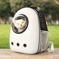 Tas Ransel Hewan Peliharaan Kapasitas Besar Portabel untuk Kucing dan Anjing, Bahan PVC, Kapsul Luar Angkasa, Ringan, Transparan, Buatan Cina, Perlengkapan Hewan Peliharaan