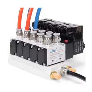 Wenjin 4V210-08 1/4 inch 5-weg 2-standen BSP NPT pneumatische luchtregelklep elektrische solenoïde klep DC 12V/24V AC 24V/36V/110V/220V - Product Image 5