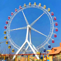 Prix d'usine Grande Roue géante panoramique, équipement de parc d'attractions et de fêtes foraines extérieures, à vendre