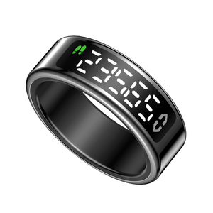 2025 Islamic Gift Smart Zikr Ring Tasbih Tally Prayer Waterproof Fitness Tracker <b>Heart</b> Rate Blood Oxygen Sleep Monitor OLED - Product Image 4
