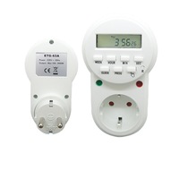 Temporizador Digital Semanal ETG-63A EU 16A 230V con Batería de Respaldo Ni-MH para Calentador y Luz UV de Terrarios de Reptiles