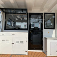 Bateau à voile en aluminium de 10 m pour la pêche sportive, yacht commercial à vendre