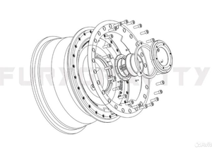 Mâm xe địa hình hợp kim nhôm cao cấp tùy chỉnh 18 inch, sơn màu xám đậm dành cho Land Rover Defender - Product Image 6