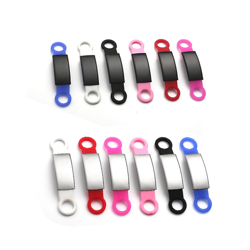 Лидер продаж, Персонализированная бирка на ошейник для собак из силикона и нержавеющей стали