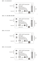 Gradateur LED WiFi pour lumières RGB RGBW Smart Life Smart Home Automation Tuya APP Controller