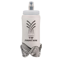 Bouteille d'eau souple écologique avec logo personnalisé pour la course à pied, la gym, la randonnée en plein air avec poche à eau
