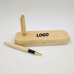 Juego de Bolígrafos de Madera Personalizados con Caja de Regalo, Bolígrafos Grabados Personalizados para Graduación, Maestros, Estudiantes y Regalos Corporativos - Product Image 1