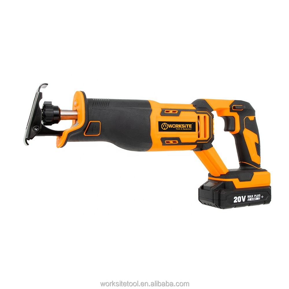 WORKSITE 20V Brushless Reciprocating Saw Portable Powerful