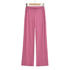 กางเกงขายาวขากว้างทรงตรงแบบมีซิปสำหรับผู้หญิงที่บริสุทธิ์ & หวาน - Product Image 3
