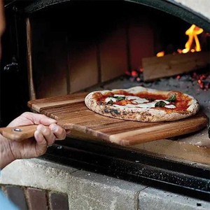 Tagliere <span class=keywords><strong>in</strong></span> Legno di Acacia per Servire Cibo, Pala per <span class=keywords><strong>Pizza</strong></span>, Tagliere per Uso Domestico, Vassoio da 12 Pollici, Pala per <span class=keywords><strong>Pizza</strong></span> - Product Image 3