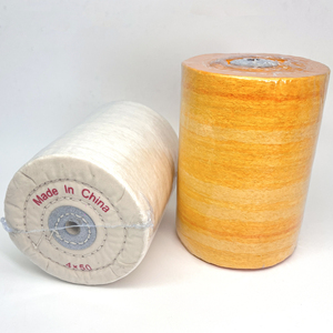 Ruota di lucidatura in cotone da 4 pollici Ruota di panno di lucidatura rotonda da 50 strati ruota in tessuto di lucidatura per lucidatura Fine - Product Image 3