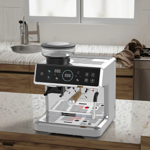 プレミアム品質の半自動電気コーヒーマシン、カップ保温機能付き、エスプレッソコーヒーメーカー、家庭用、20バール圧力 - Product Image 6