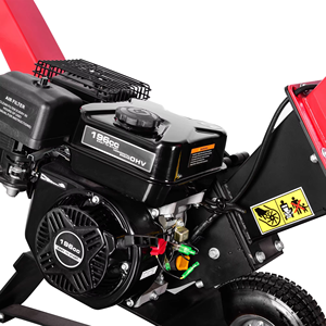 Mini déchiqueteuse de bois Dorite 212cc, broyeur forestier à tambour, machine à granulés de bois mobile, capacité de sortie 50MM, broyeur de branches - Product Image 5