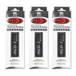 3件净重7克注射器，带泡罩和盒装GD-3导热油脂膏石膏散热器化合物 - Product Image 1