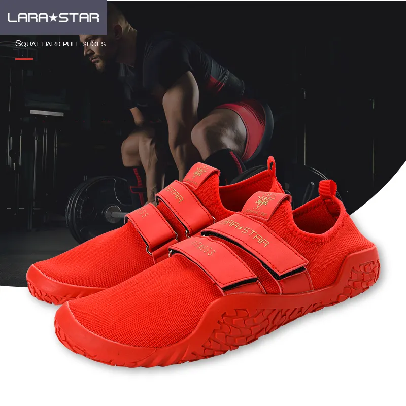 Shopify Deadlift Shoes High Quality Powerlifting Shoes for Fitness Exercise Squat Shoe with Rubber Sole for Men