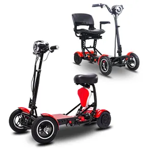 Support Scooter électrique Transaxle Senior Scooter électrique cee mobilité fermée fauteuil roulant hors route handicapés Led