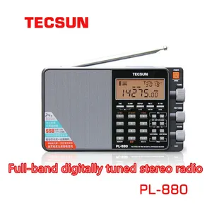 <span class=keywords><strong>Radio</strong></span> amateur numérique portable pleine bande PL-880, tuner stéréo, ondes courtes AM/FM/LW/SW/MW/SSB, récepteur haut de gamme en plastique intégré - Product Image 1