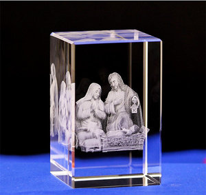 Serie de Cristal 3D de Jesús, Recuerdos Religiosos, Artesanías, Decoración, Regalo Religioso - Product Image 6