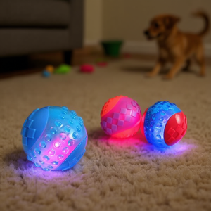 Yommy TPR Color <b>Ball</b> 6.3cm <b>LED</b> Light Pet Toy - Product Image 3