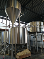 Équipement de brasserie commerciale 2000L-5000L, haut rendement, faible investissement pour les brasseries africaines en croissance