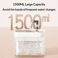Fontaine à eau pour chat, circulation automatique, débit intelligent, écologique, PP 750g, bac à boire pour animaux de compagnie