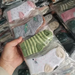 جوارب قصيرة بلون موحد قابلة للتنفس بالجملة للأولاد والبنات، ملابس صيفية للأطفال حديثي الولادة، هدية، طقم جوارب بتقنية الحياكة - Product Image 5