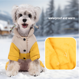 New Arrival OEM Customize Waterproof Polyester Print Winter Warm Pet <b>Dog</b> Clothes <b>with</b> <b>Legs</b> Covered Luxury Wholesale - Product Image 6