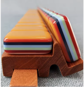 Mahjong américain de luxe pliable 7 couches en acrylique sculpté sur mesure 160 tuiles portable – Marchez avec <span class=keywords><strong>moi</strong></span> - Product Image 4