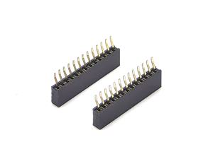 Conector Hembra DIN de Latón de 1.27mm de Paso, Tipo U, Una Fila, Ángulo Recto, SMT PCB H4.3mm 1*13P - Product Image 6