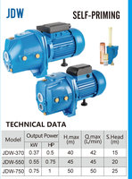 Pompa Air Jet Ejector Self-priming Hisap Ganda Pipa untuk Sumur Dalam Pertanian dan Rumah Tangga, Motor Listrik 1hp 0.5 0.75 45m Baru