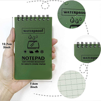 Offre Spéciale – Bloc-notes de poche spirale SENTU personnalisé, étanche, toutes saisons, avec couverture en PP, 3x5, 50 feuilles, lot de 6, idéal pour l'école ou comme cadeau