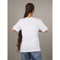 T-shirt unisexe à manches courtes en coton blanc, col rond, pour jeux, avec motif Paris Tachkent, respirant, écologique, séchage rapide