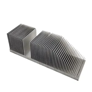 Aluminium profil 6061 6063 Eloxiertes Aluminium-Extrusion kühlkörper profil Extrudiertes Aluminium-Kühlkörper mit hoher Dichte