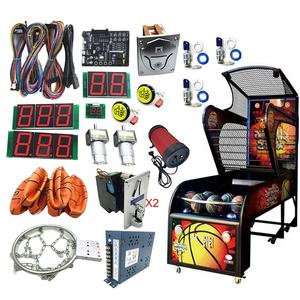Kit Fai-da-Te per Macchina Arcade di Basket con Scheda LCD, Funzionamento a Monete, <span class=keywords><strong>Giochi</strong></span> di Tiro Temporizzati in Inglese Senza Ritardo per Sale <span class=keywords><strong>Giochi</strong></span> - Product Image 1