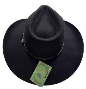 Sombreros Fedora Estilo Vaquero Occidental A112002, 100% Lana, Logotipo Personalizado, Sombrero Formal con Cinta, Estilo Unisex, Casual, para Fiestas - Product Image 3