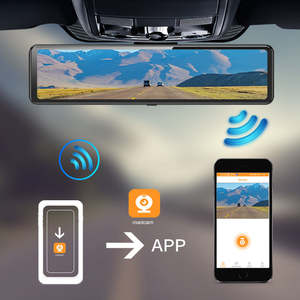 Caméra 3CHs AHD1080P Miroir voiture DVR 12 pouces écran tactile G-sensor Parking Monitor Car Black Box Video Recorder - Product Image 2