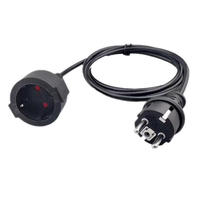 Rallonge électrique 220V CE VDE 16A, prise 3 broches conforme à la norme européenne IEC, rallonge pour appareils électroménagers