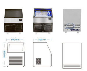 <span class=keywords><strong>Ice</strong></span> Maker Máy thương mại 120kg <span class=keywords><strong>Cube</strong></span> <span class=keywords><strong>Ice</strong></span> các nhà sản xuất tự động <span class=keywords><strong>Ice</strong></span> Block máy làm cho doanh nghiệp giá - Product Image 4