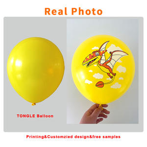 รอบน้ำยางฮีเลียมที่กำหนดเองพิมพ์บนลูกโป่งที่มีโลโก้พิมพ์การ์ตูนตัวอักษรบอลลูนตารางฮีเลียมเครื่องสำหรับลูกโป่ง - Product Image 3