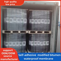 Bir Tane Al Bir Tane Al Modern Asfalt HDPE Bütil Kauçuk Çatı Kaplama Keçesi İnşaat Kağıdı Projeler İçin Komple Çözüm Siyah
