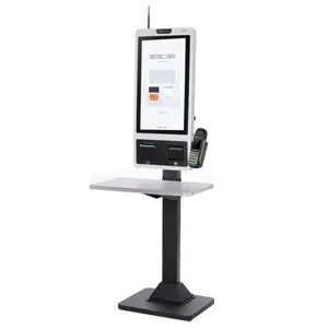 Floor Stand Pos Kiosk Electricity Online Touch Screen Automatic Self-Service Payment Kiosk with Built-in Bar-code Scanner