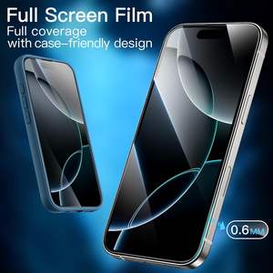 กระจกเทมเปอร์จากโรงงานสำหรับ <span class=keywords><strong>iPhone</strong></span> 16 15 14 13 12 11 PRO MAX ที่ป้องกันหน้าจอโทรศัพท์มือถือแบบเต็มจอสำหรับ <span class=keywords><strong>iPhone</strong></span> 16 PRO MAX - Product Image 5