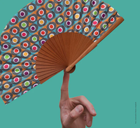 Abanico De Mano Africano Favores De Fiesta Abanico Pintado En Español De Madera Para Publicidad Abanicos De Mano Azulsmall Satén Boda Handfan