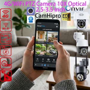 Caméra IP PTZ <span class=keywords><strong>solaire</strong></span> 4G 5MP pour extérieur, panoramique à 360 degrés, sans fil, <span class=keywords><strong>WiFi</strong></span>, caméra de sécurité, suivi automatique, caméra CCTV - Product Image 4